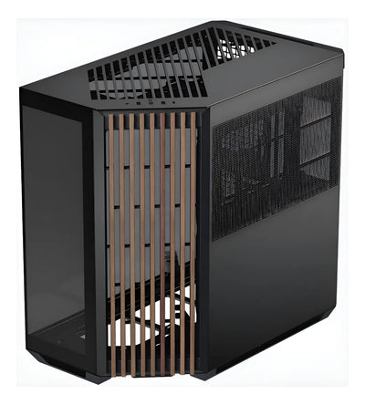 Gabinete Gamer Apnx V1 Negro Wood Maxima Calidad Alta Gama