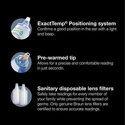 Braun IRT6500US termómetro de oido digital