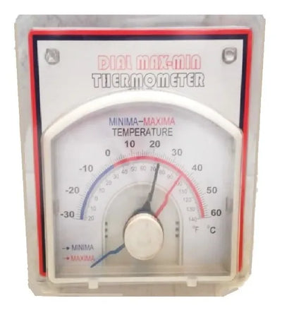 Termómetro Dial Max-min -30 A 60 Grados Centígrados