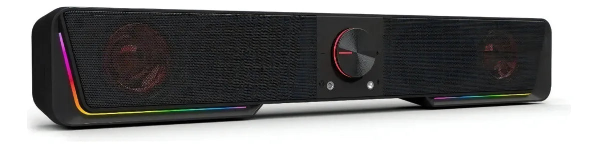 Altavoz Redragon Darknets Gs570 Rgb con barra de sonido, color negro