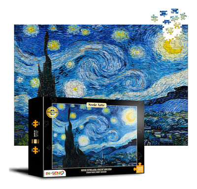 Rompecabezas 500 Piezas Noche Estrellada, Van Gogh 500-500