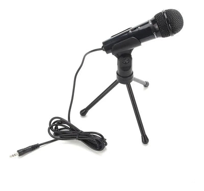Microfono Condensador Profesional Con Tripode Sf-910 Color Negro
