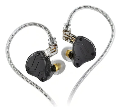 Audífonos Kz Zs10 Pro X Con Micrófono Monitores In Ear Pin C Negro