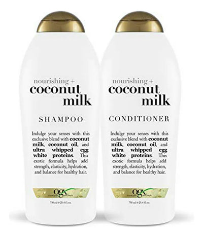 Set De Champú Y Acondicionador Ogx Nourishing + Coconut Milk