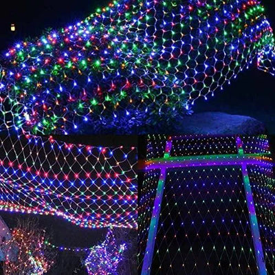 Red De Luces Led Navideñas 12 X 5' Multicolor Para