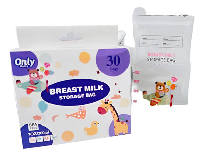 Bolsa Recolectora De Leche Materna- Only Baby -30 Unidades