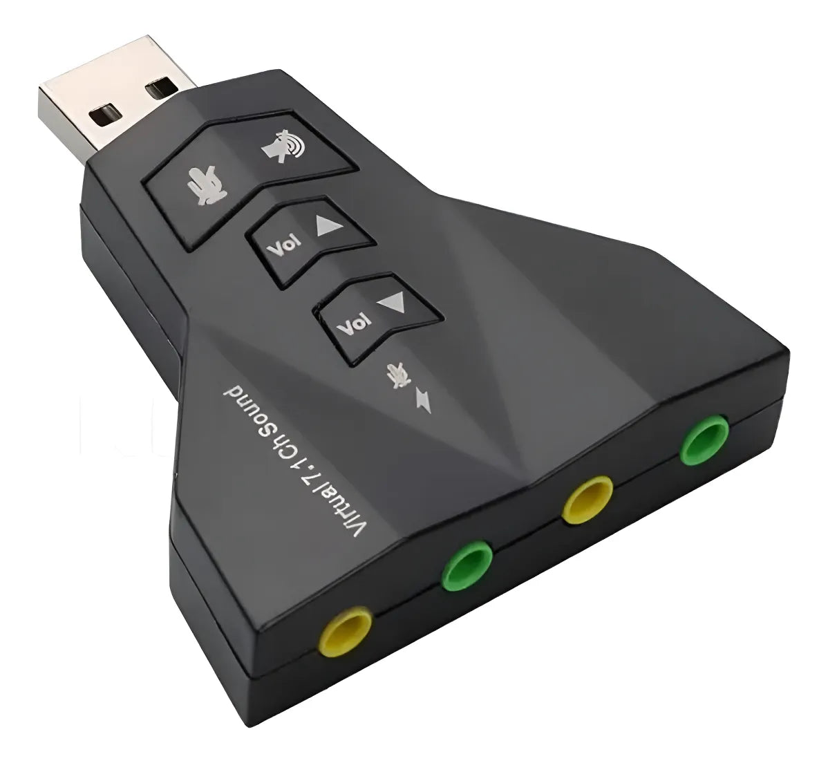 Tarjeta De Sonido Usb De 7.1 Canales - Avión
