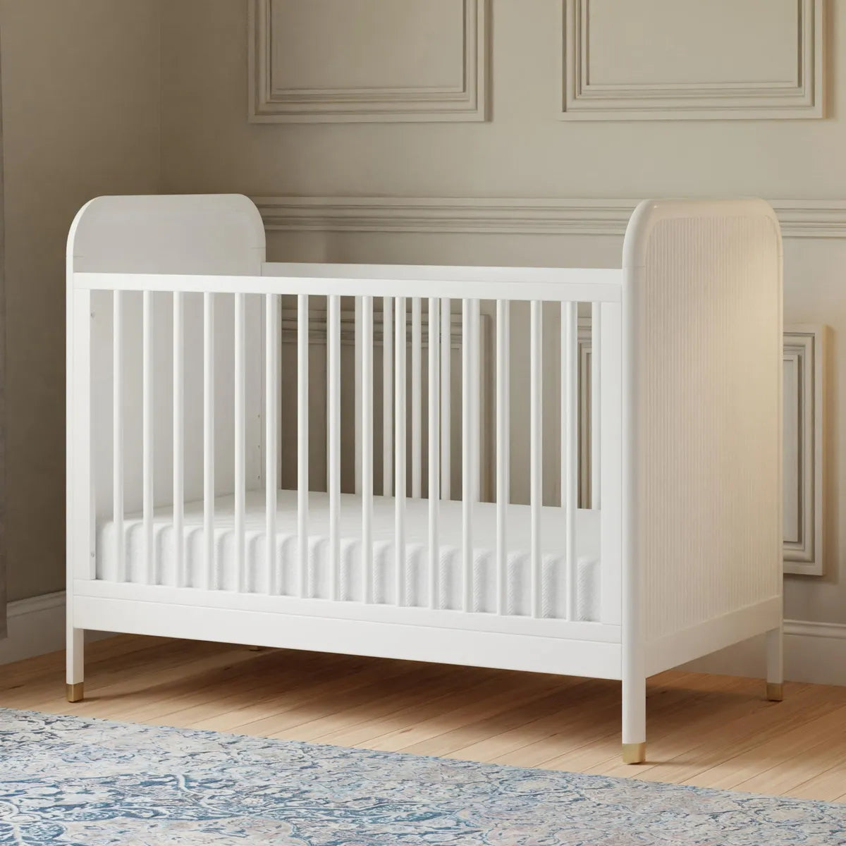 Namesake Brimsley Tambour - Cuna Convertible 3 En 1 En Blan. Color Negro
