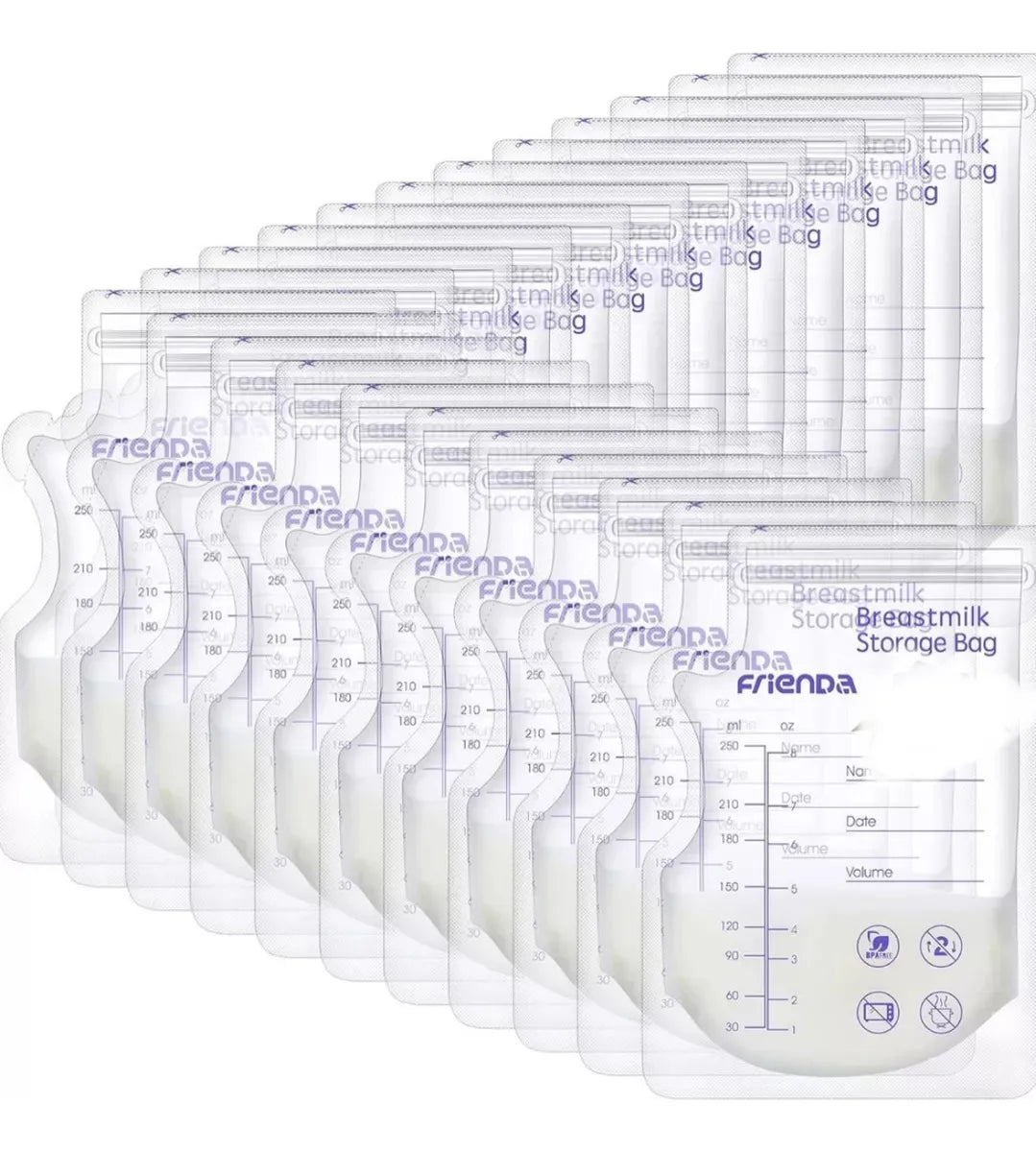 Bolsas Almacenamiento Leche Materna 25 Unidades