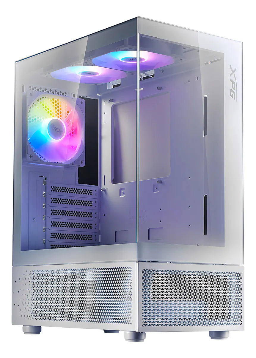 Gabinete Adata Xpg Invader X Mini White Atx 4 Ventiladores Color Blanco
