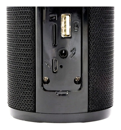Bocina Bluetooth Portátil 1hora Boc060 Color Negro