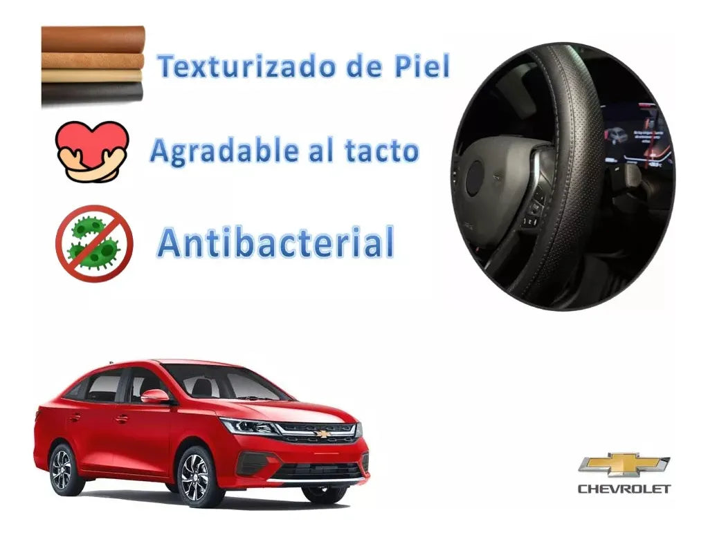 Funda Cubre Timon Cuero Chevrolet Aveo Sedan 2024 2025 2026