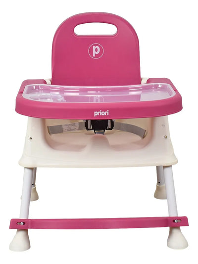 Silla Comedor Bebé 3 En1 Navy Priori Color Rosa Rosa
