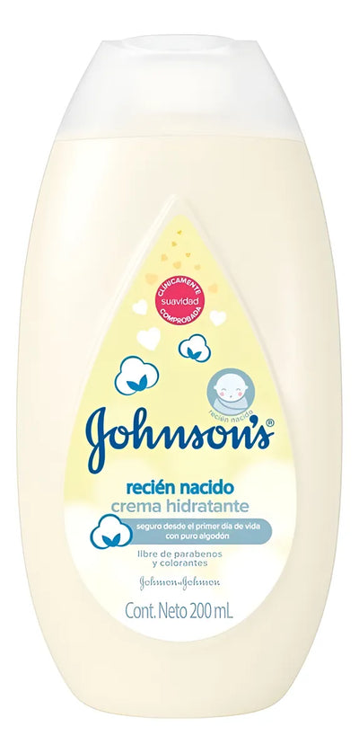 Crema Hidratante Johnsons® Recién Nacido 200ml