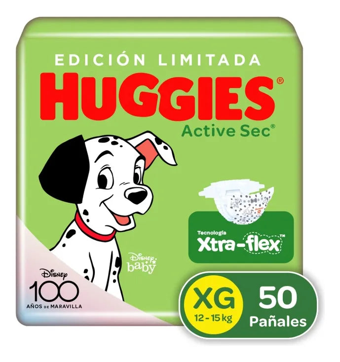 Huggies Etapa 4 Active Sec 50 unidades (XG)