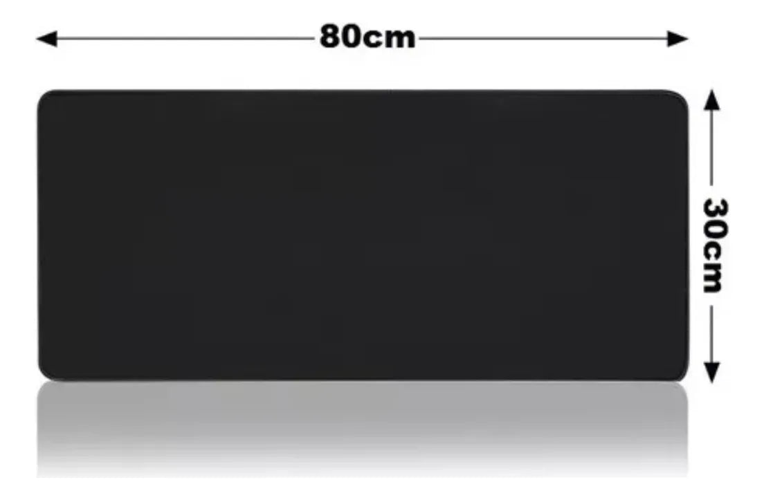 Pad Mouse Gaming Black 80cm X 30cm X 3mm Color Negro