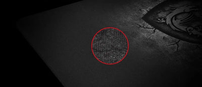 Mouse Pad gamer MSI Agility GD20 de goma 22cm x 32cm x 5mm negro
