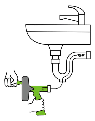 Sonda Destapacaños Manual Con adaptación a Taladro 7,6 MTs, Tuberias, desagues, sanitarios, lavamanos Ferreco Expert