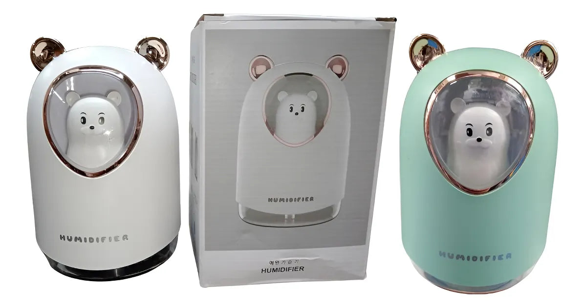 Humidificador Astronauta Ambientador Difusor Aromas Esencia Blanco