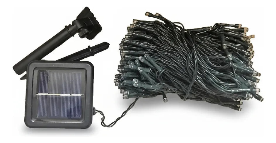 Extension Navideña Multicolor Recarga Solarmente 100 Led