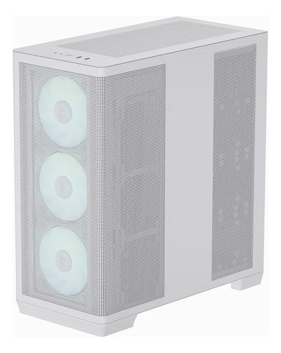Gabinete Gamer Apnx C1 Blanco Maxima Calidad Alta Gama 4 Fan