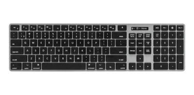 Teclado Bluetooth Ihome Imack | Diseño Elegante | Teclas Mac Teclado Gris/negro