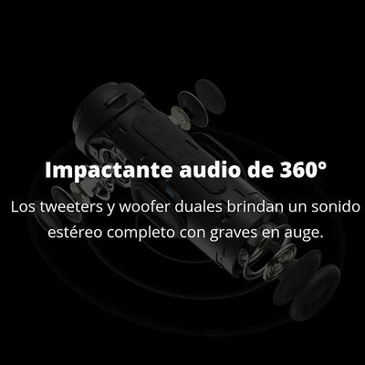 Tronsmart Altavoces Bluetooth Portátiles T7 Con Sonido Envol Color Negro T7