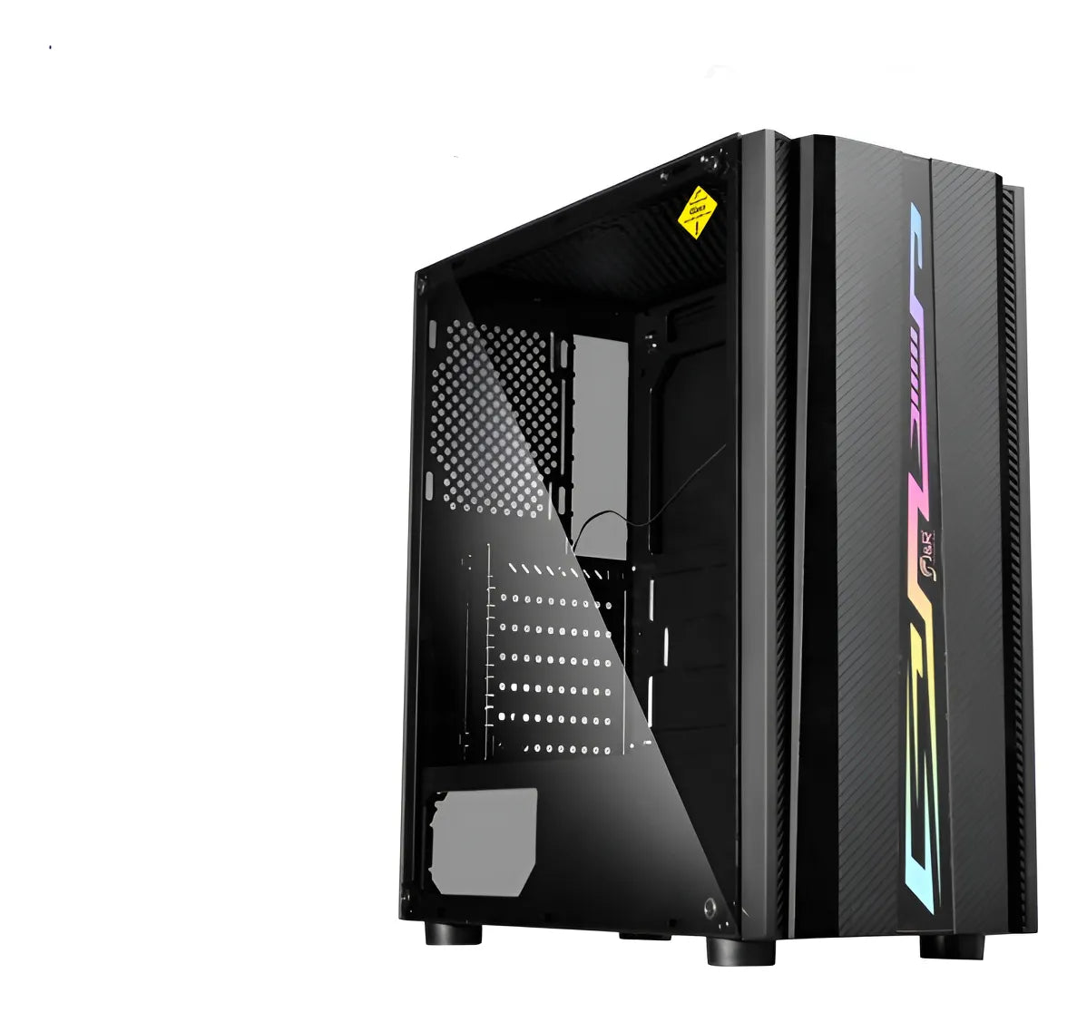 Combo De Chasis Gamer De 1 Cooler+ Fuente De 780wde Negro