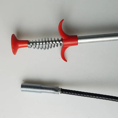 Sonda Pinza Destapar Cañerías 87 Cm Lavamanos Baños Tuberías