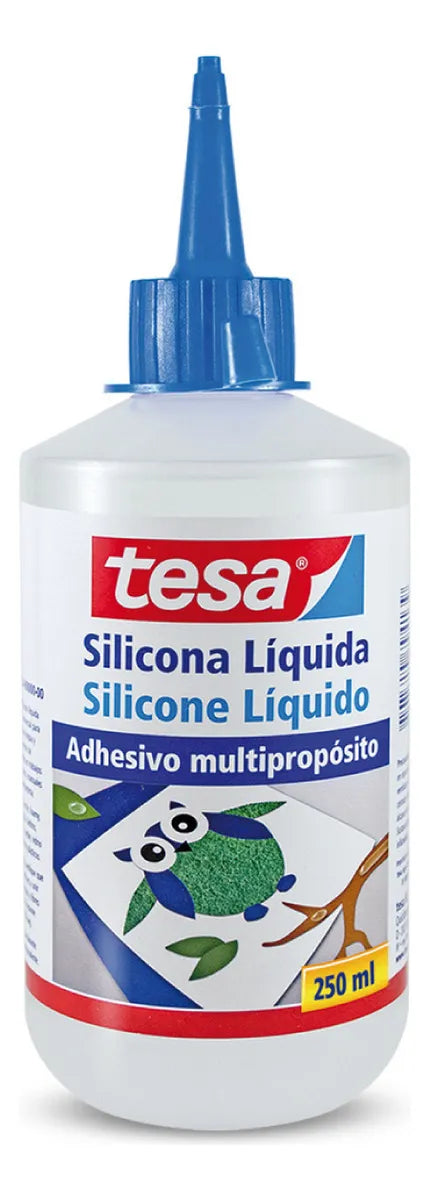 Silicona Liquida 250 Ml Tesa Color Sin Color