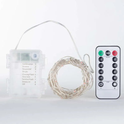 Extensión 100 Luces Navideñas Led Sf 33 Pies Con Control