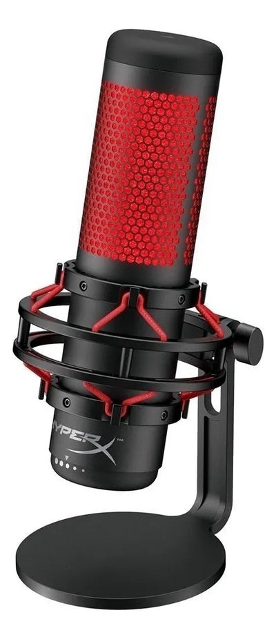 Micrófono HyperX Quadcast 4P5P6AA Condensador Bidireccional color negroS