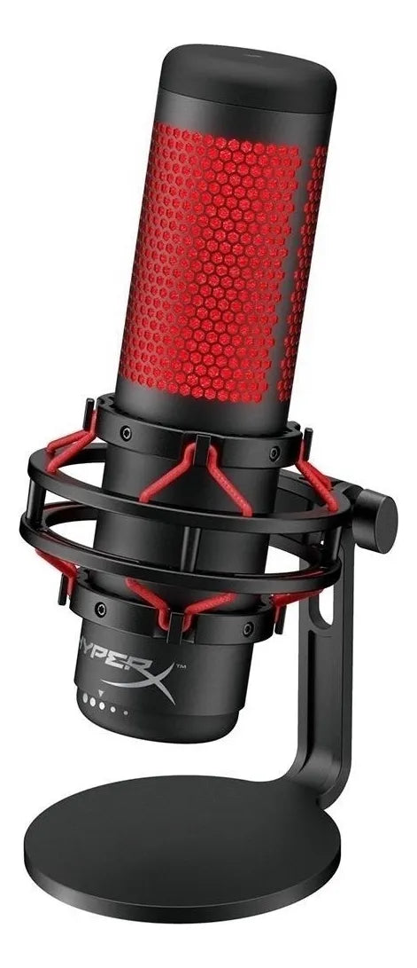 Micrófono HyperX Quadcast 4P5P6AA Condensador Bidireccional color negroS
