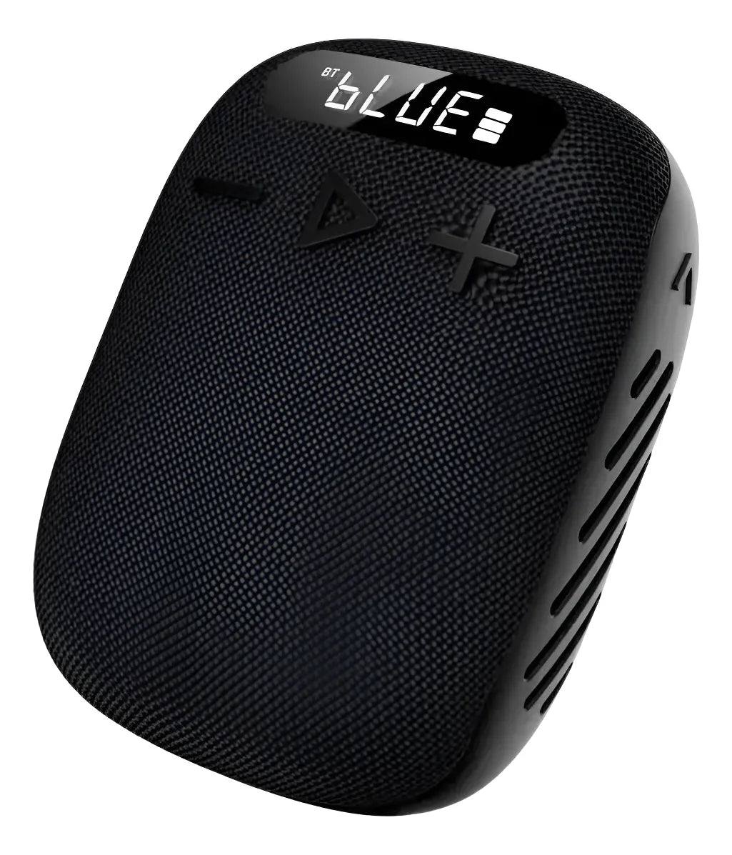 Parlante Pro Para Moto Bicicleta Bluetooth Con Pantalla Negro