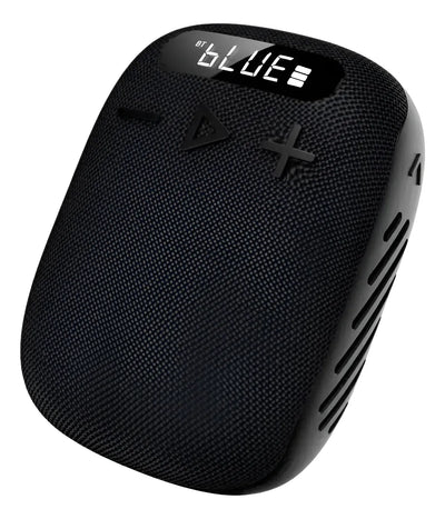 Parlante Pro Para Moto Bicicleta Bluetooth Con Pantalla Negro