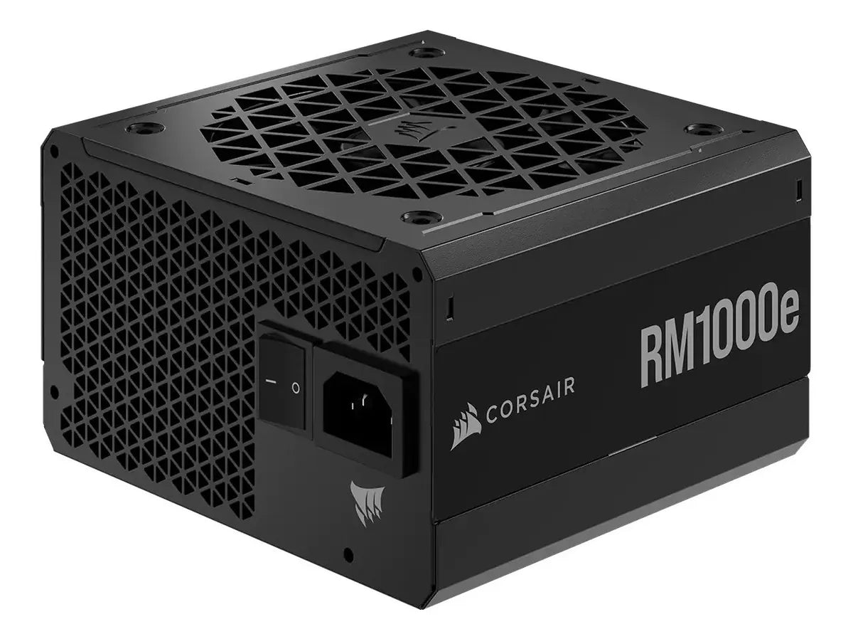 Fuente de poder para PC Corsair Rm1000e 1kW negra