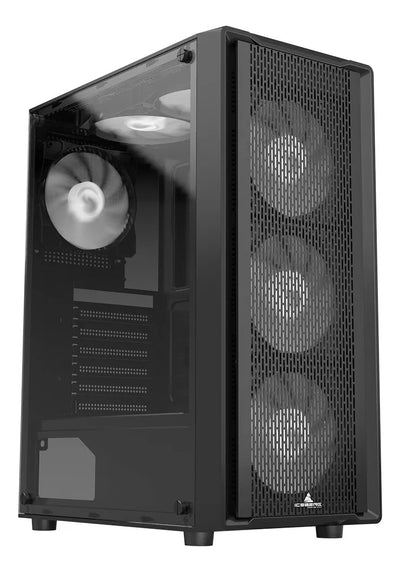 Chasis Gamer Iceberg Flow C Dark Edition X6 Fans Negros Negro