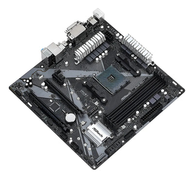 Motherboard Asrock B450m Pro4-f Socket Am4 M.2 Ddr4 Mother Color Negro