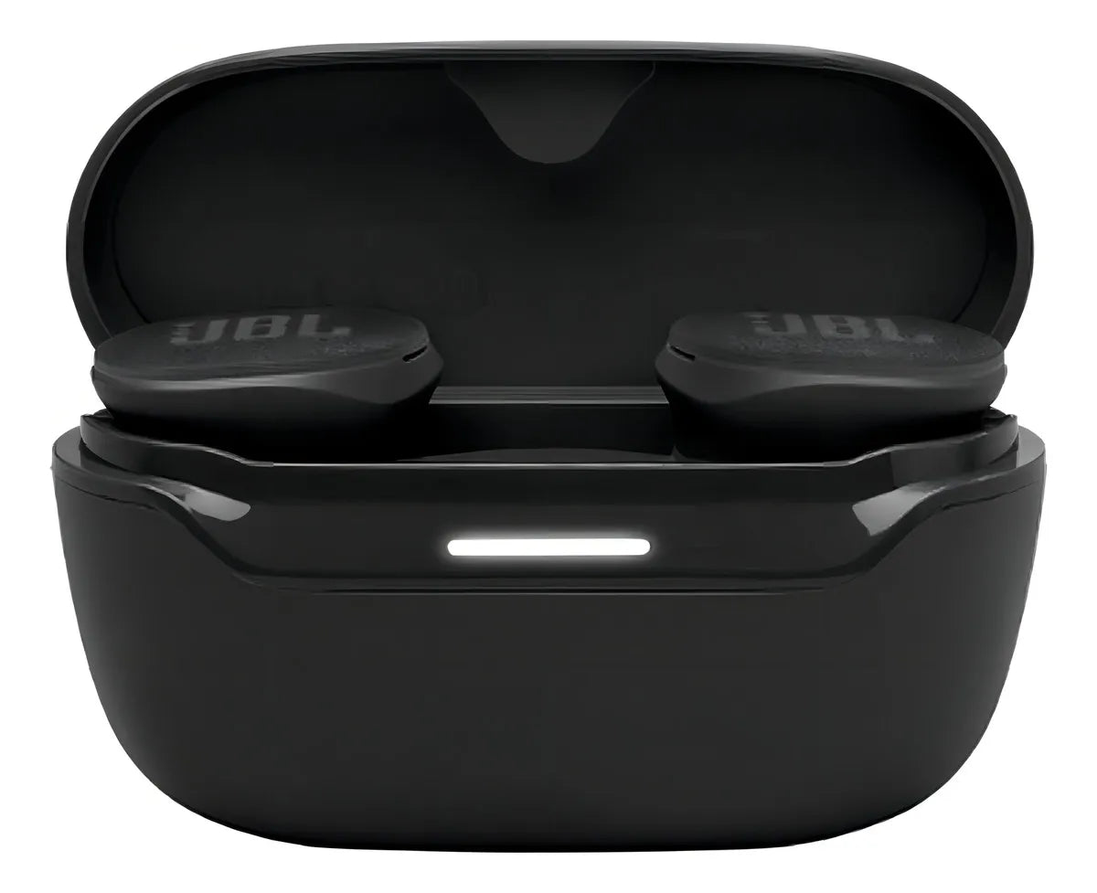 Auriculares deportivos Bluetooth Jbl Endurance Race 2, color negro