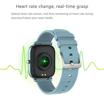 Smartband Colmi P Series P8 display de 1.69" con correa de silicona - color black