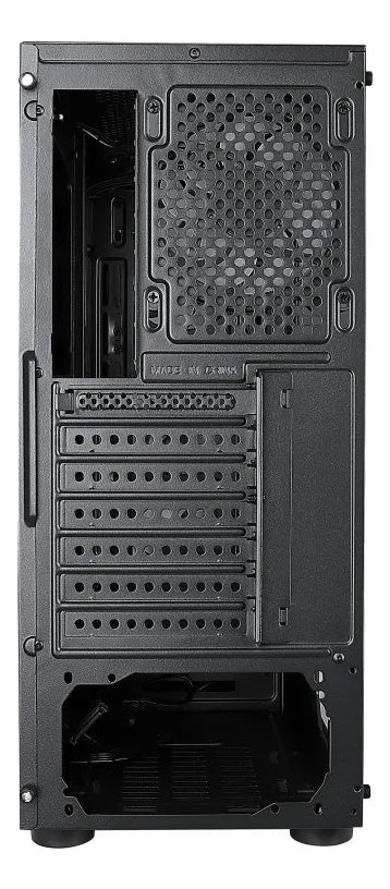 Chasis Gabinete Iceberg Crystal G9 Atx - 4 Ventiladores Rgb Color Negro