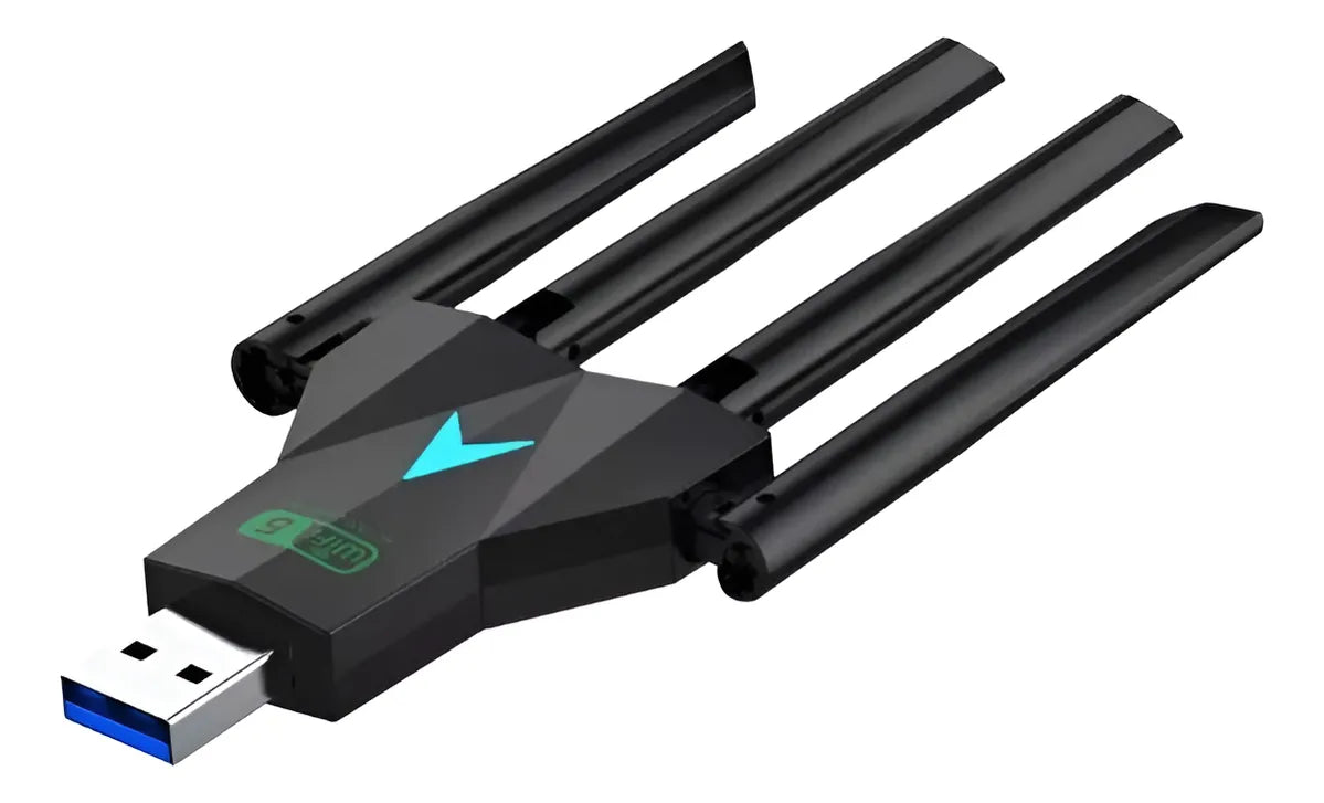 Adaptador Usb Wifi De 4 Antenas Para Pc / Ordenador