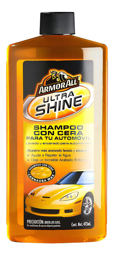 Shampoo Con Cera Armor All Limpieza Autos Camión Moto 473ml