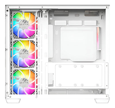 Chasis Gamer Xyz Qubex White | Argb | Atx | 4 Fans | Type C
