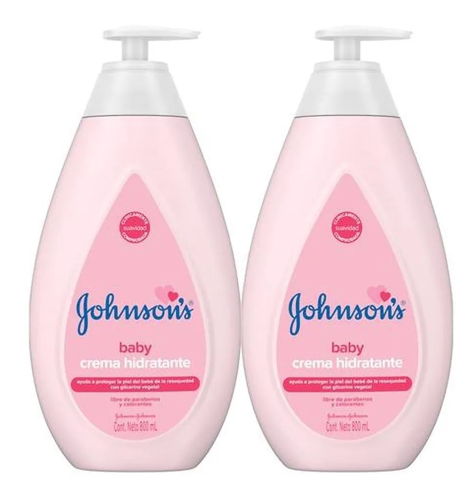 Crema Johnsons Baby Hidratante 2unid X 800ml