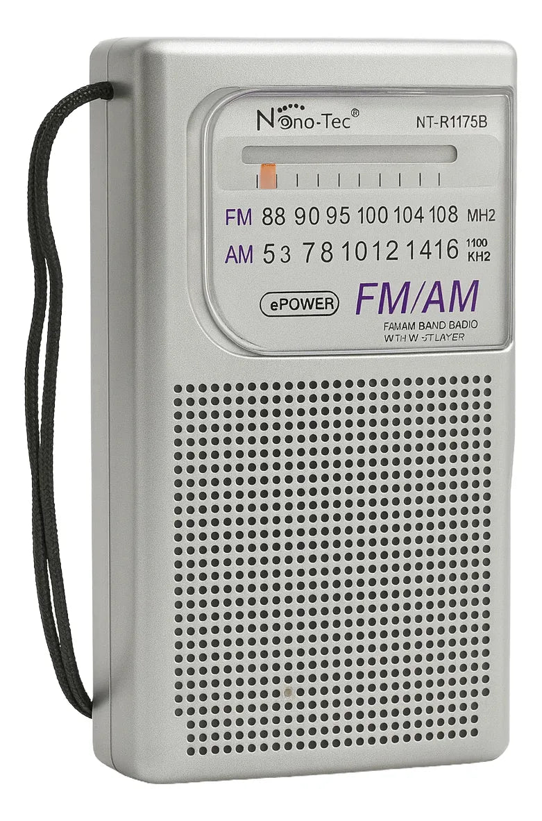 Radio Portátil Nanotec Am/fm/sw Recargable Bluetooth