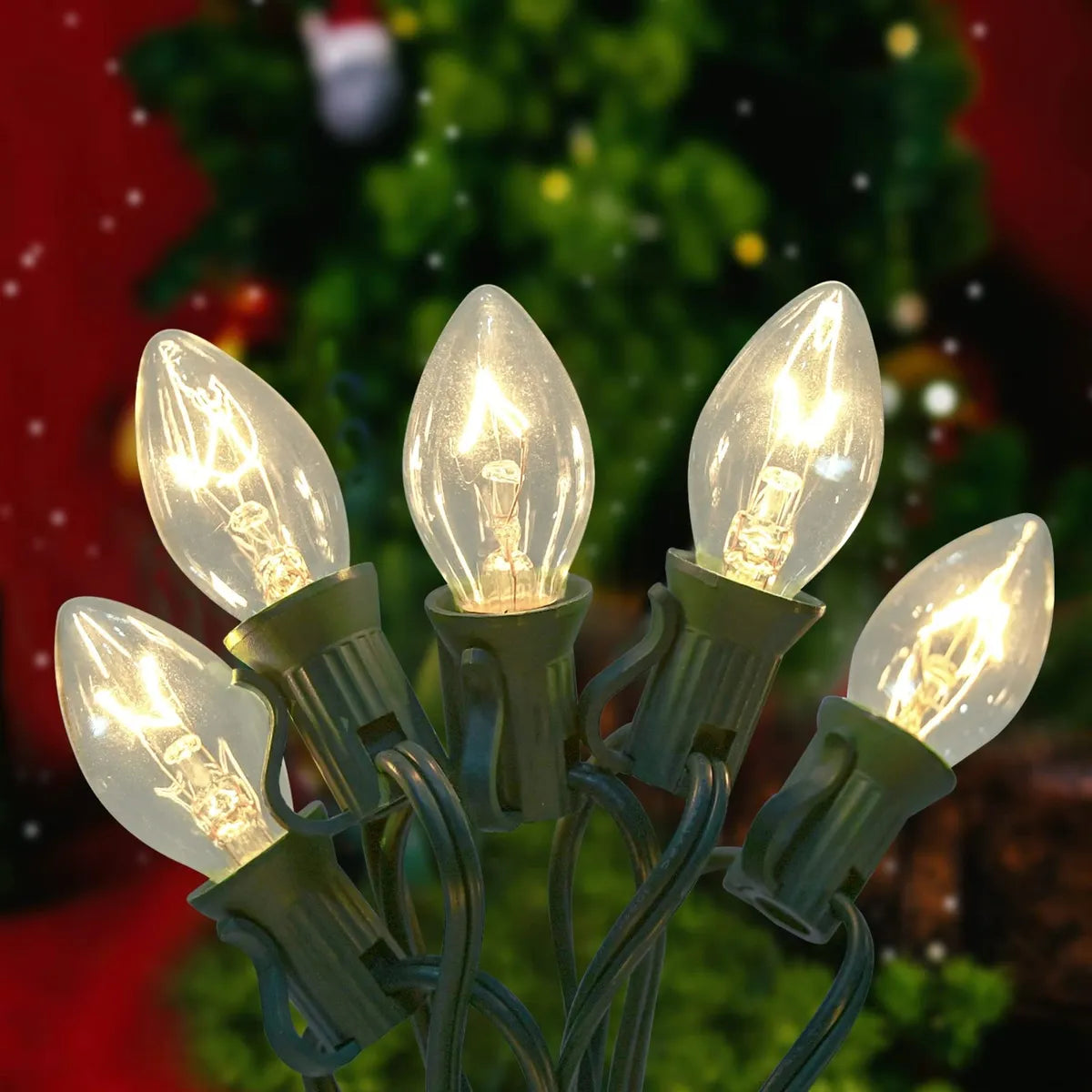 Luces Navidenas Vintage Led C7 Exteriores 25 Pies