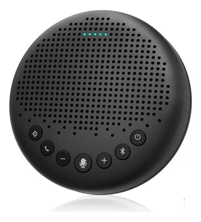 Micrófono De Conferencia Inalámbrico Bluetooth Altavoz Emeet Color Gris