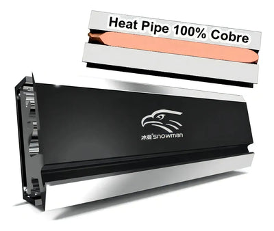 Coolerdisipador Para Ssd M.2 2280 Nvme Gamer Pc Almohadillas Negro