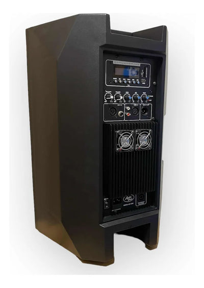 Parlante Activo Audio Sound 12 Pulgadas 12.000w +base Y Mic Negro